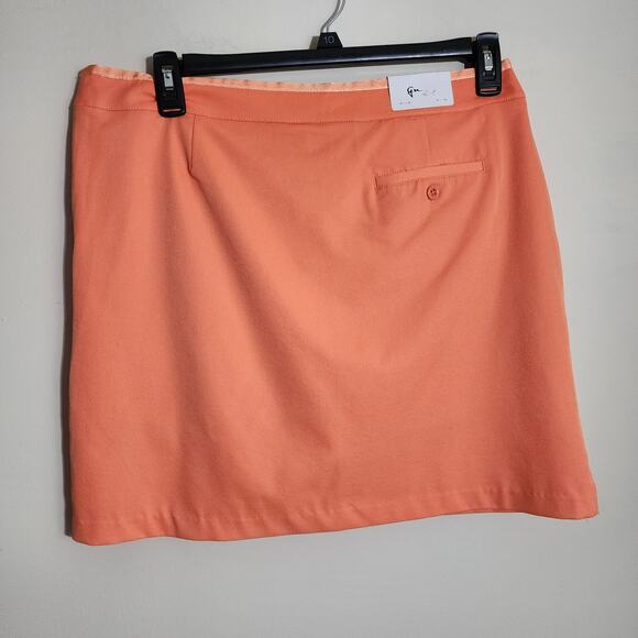 Greg Norman NWT peach colored golf skort skirt with shorts woman's size 10 - Picture 10 of 10